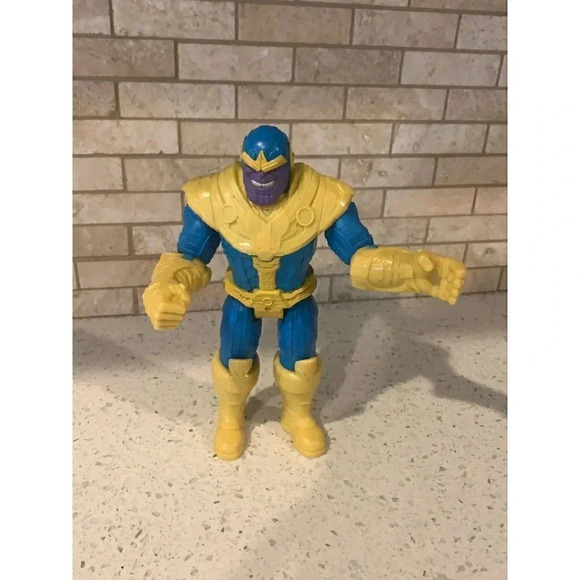 Marvel Avengers Mech Strike Thanos 7" Action Figure  bd - Picture 1 of 4